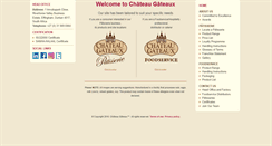 Desktop Screenshot of chateaugateaux.co.za